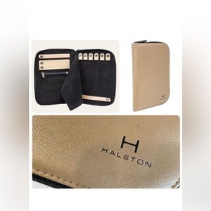 Halston Jewelry Portfolio Case, Travel Organizer Bag EUC